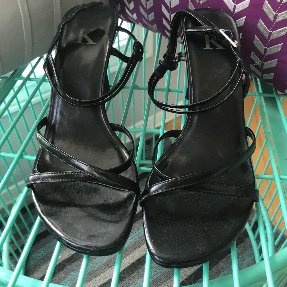 Calvin Klein strappy heeled sandals